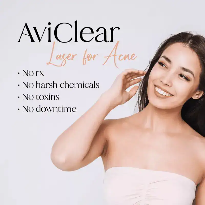 AviClear laser for acne treatment offering clear skin without prescriptions or downtime.